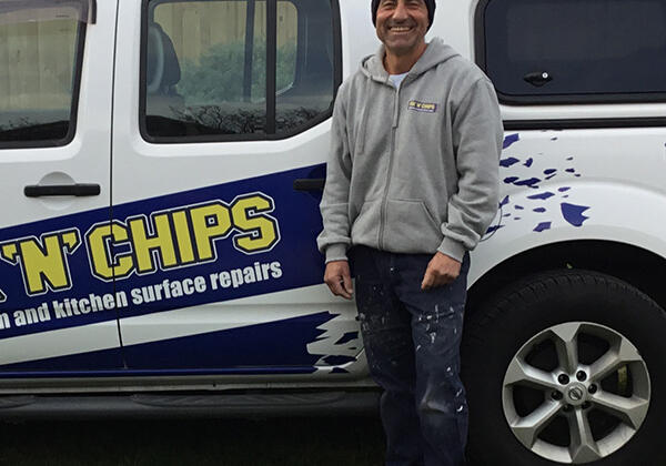 Roxburgh Park FIX 'N' CHIPS' repairer Rob Capito