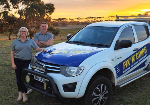 FIX 'N' CHIPS Western Vic franchisees with ute