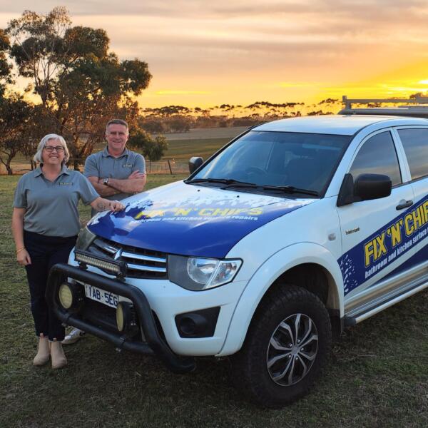 FIX 'N' CHIPS Western Vic franchisees with ute