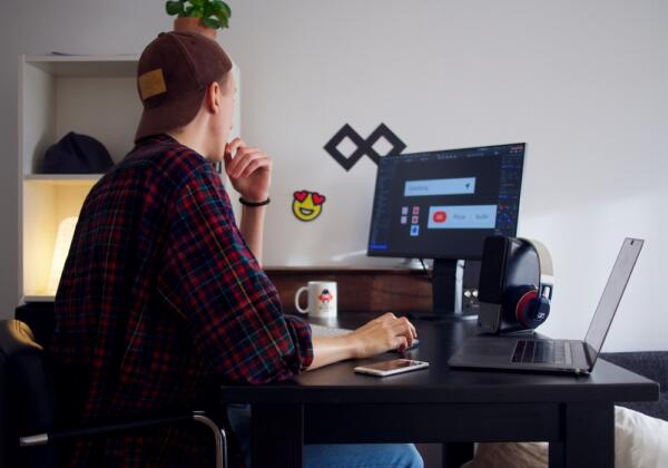 Designer At Computer